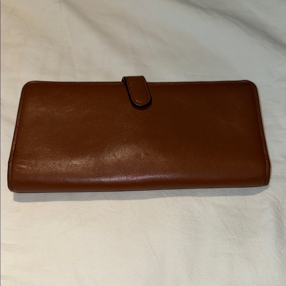 Coach brown Leather Wallet EUC